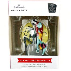 New Hallmark Ornament The Nightmare Before Christmas Jack Skellington & Sally